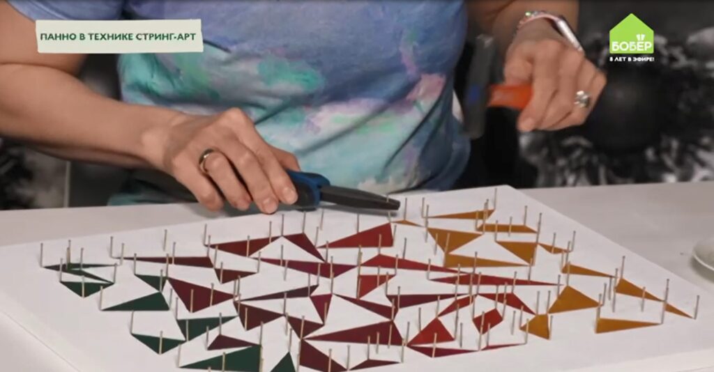 Как сделать стринг-арт своими руками: забиваем гвозди