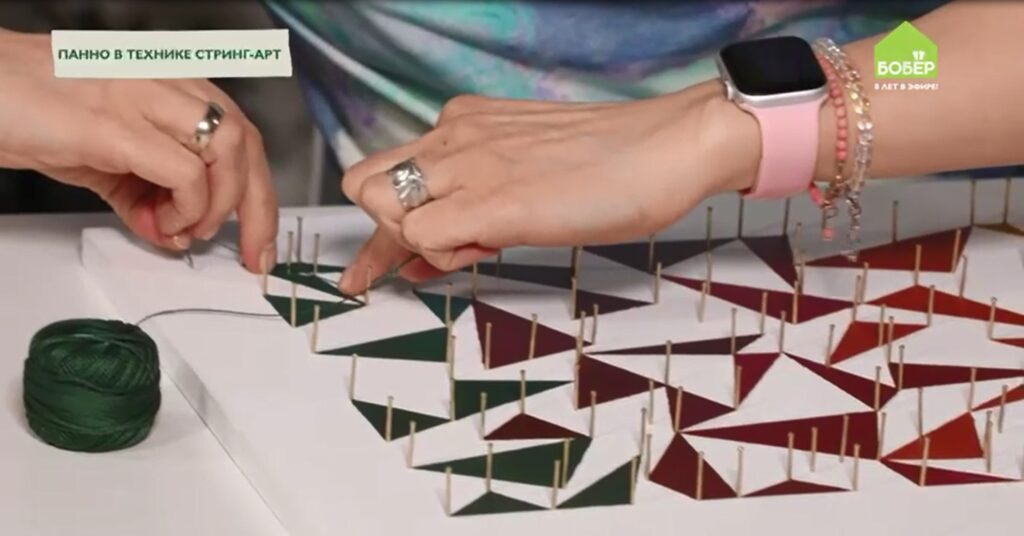 Как сделать стринг-арт своими руками: привязываем нити