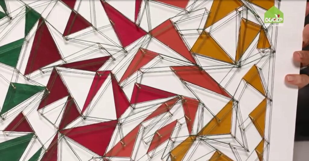 Как сделать стринг-арт своими руками: готовая работа